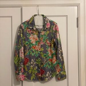Floral Button-Up Shirt